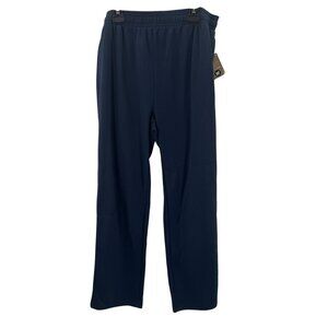 Reebok Mens Lightweight Sweatpants Black L Elastic Waist